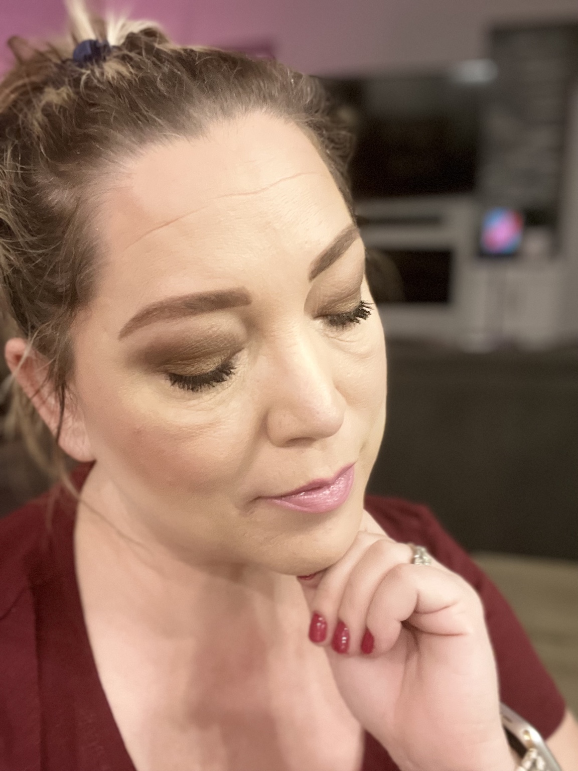 Soft bridal-inspired glam makeup
