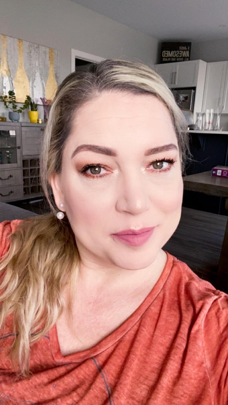Soft luminous glam makeup look